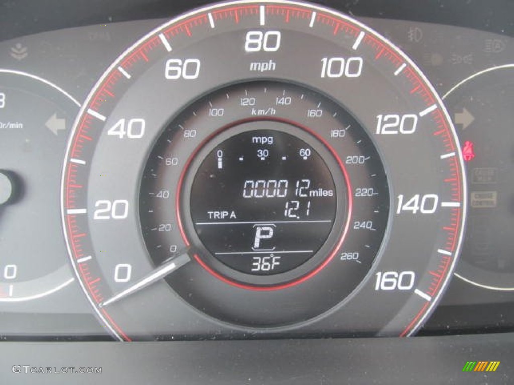 2013 Honda Accord EX-L Coupe Gauges Photo #78777161