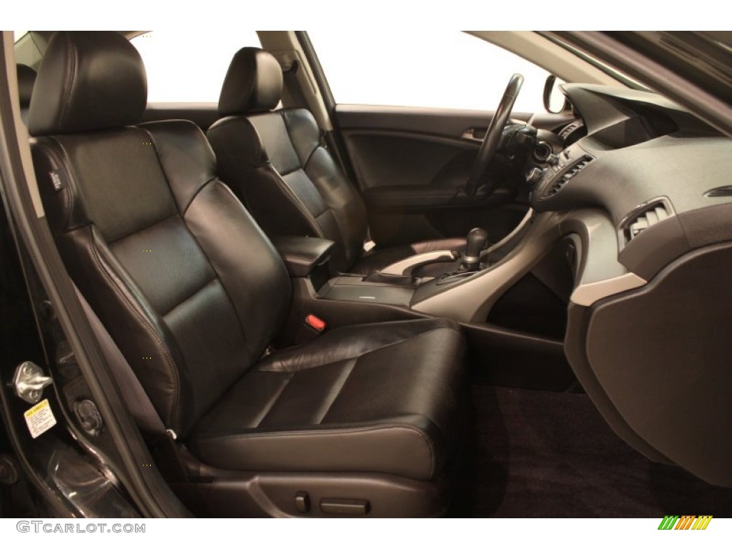 Ebony Interior 2010 Acura TSX Sedan Photo #78777508
