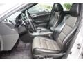 2008 Acura TL Ebony/Silver Interior Front Seat Photo