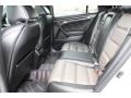 2008 Acura TL Ebony/Silver Interior Rear Seat Photo
