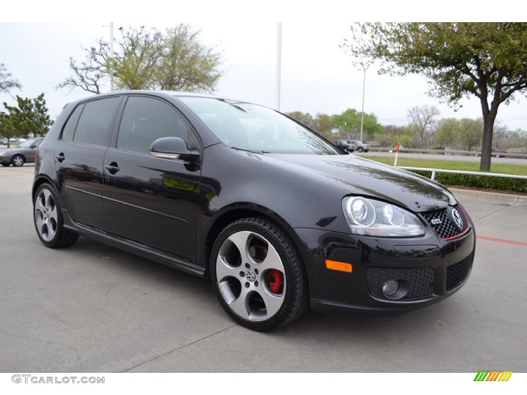 Black Magic Metallic 2009 Volkswagen GTI 4 Door Exterior Photo #78777722