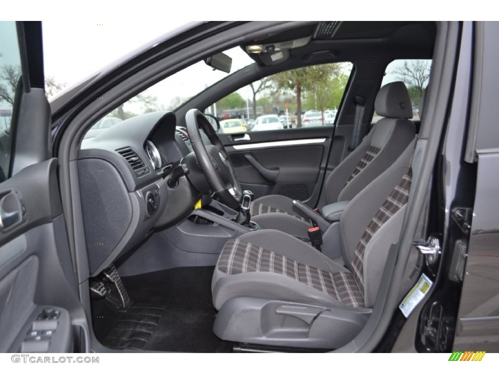Interlagos Black Cloth Interior 2009 Volkswagen GTI 4 Door Photo #78777766