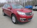 2013 Crystal Red Tintcoat Chevrolet Traverse LT AWD  photo #9