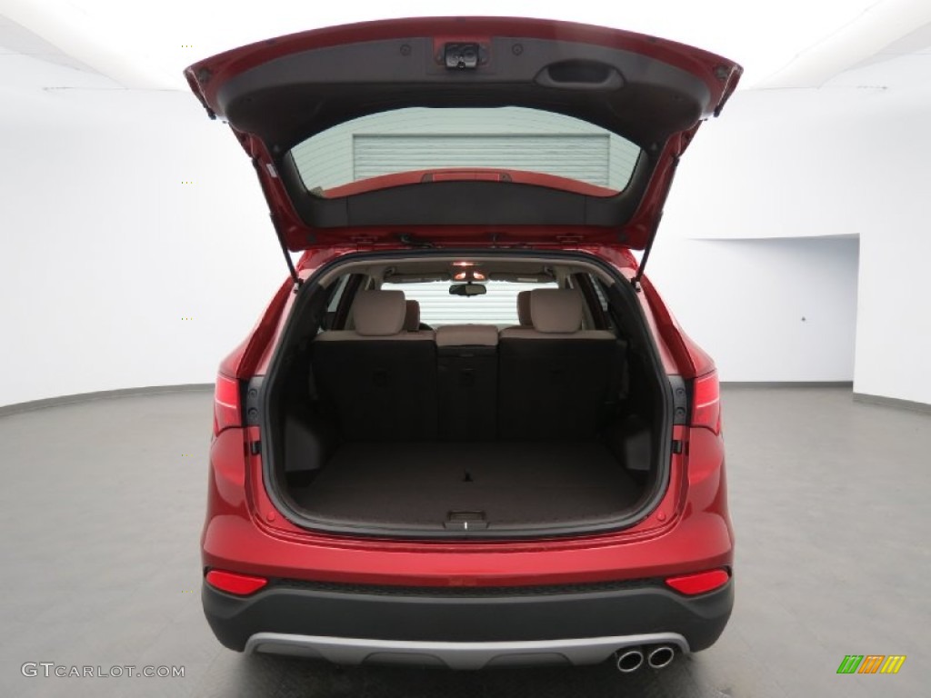 2013 Santa Fe Sport 2.0T AWD - Serrano Red / Beige photo #9