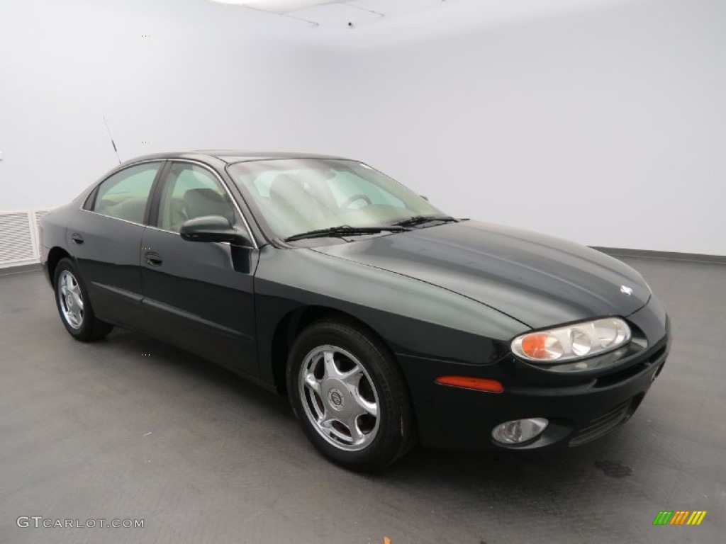 2001 Aurora 4.0 - Polo Green Metallic / Dark Gray photo #2