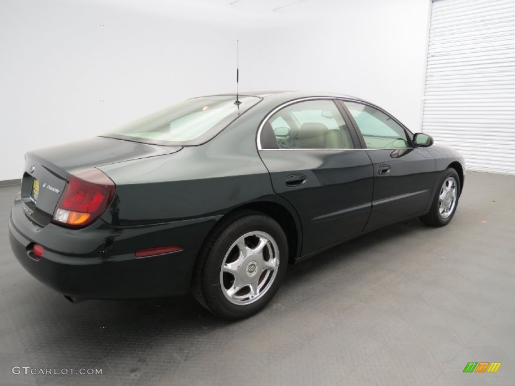 2001 Aurora 4.0 - Polo Green Metallic / Dark Gray photo #3