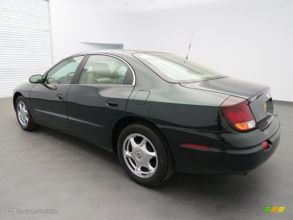 2001 Aurora 4.0 - Polo Green Metallic / Dark Gray photo #4