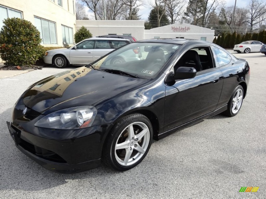 2006 RSX Type S Sports Coupe - Nighthawk Black Pearl / Ebony photo #28