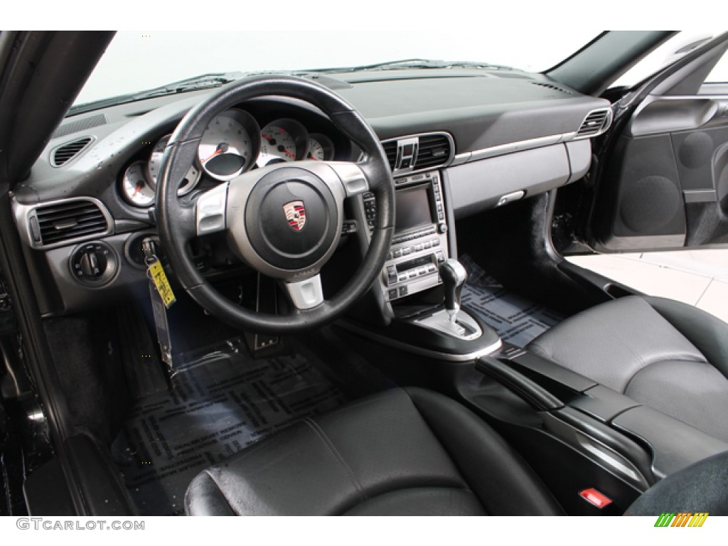 Black Interior 2008 Porsche 911 Carrera S Coupe Photo #78782147