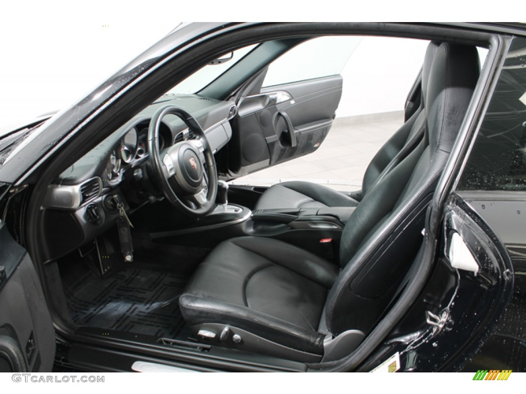 Black Interior 2008 Porsche 911 Carrera S Coupe Photo #78782425
