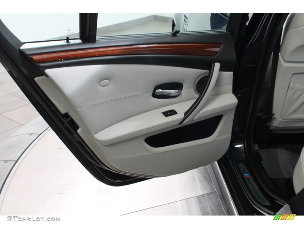 2008 BMW M5 Sedan Silverstone Door Panel Photo #78783098
