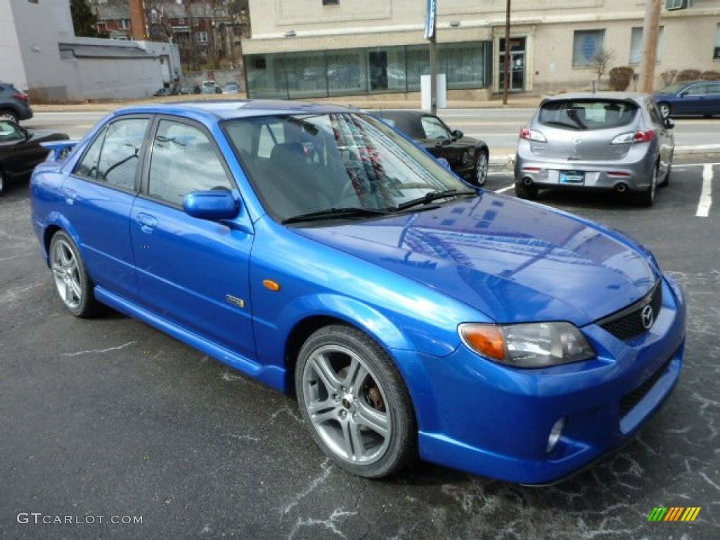 Laser Blue Mica 2001 Mazda Protege MP3 Exterior Photo #78783269