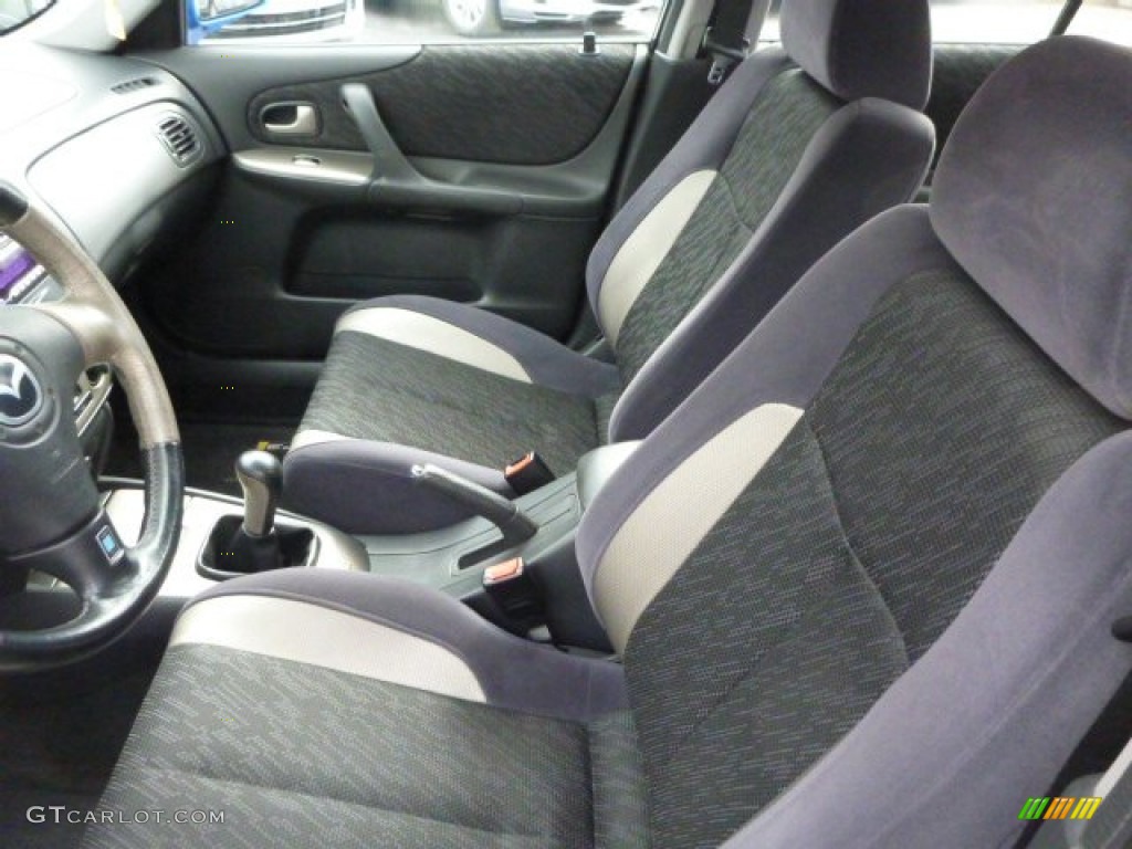 Off Black Interior 2001 Mazda Protege MP3 Photo #78783290