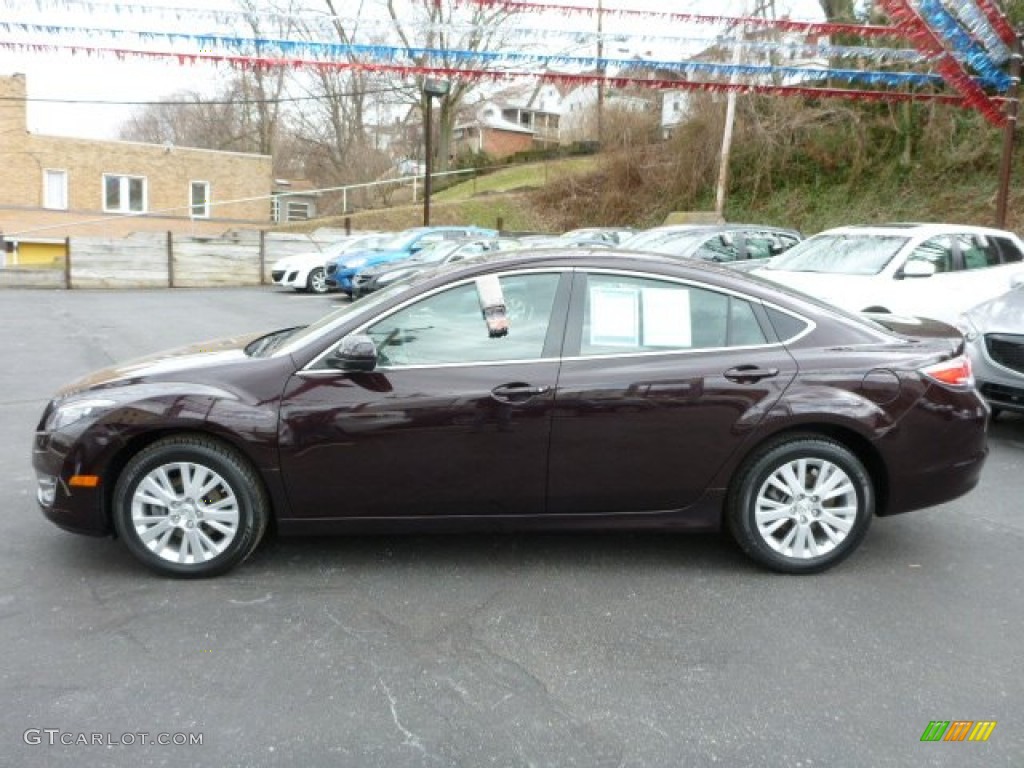 2010 MAZDA6 i Touring Sedan - Black Cherry Metallic / Black photo #2