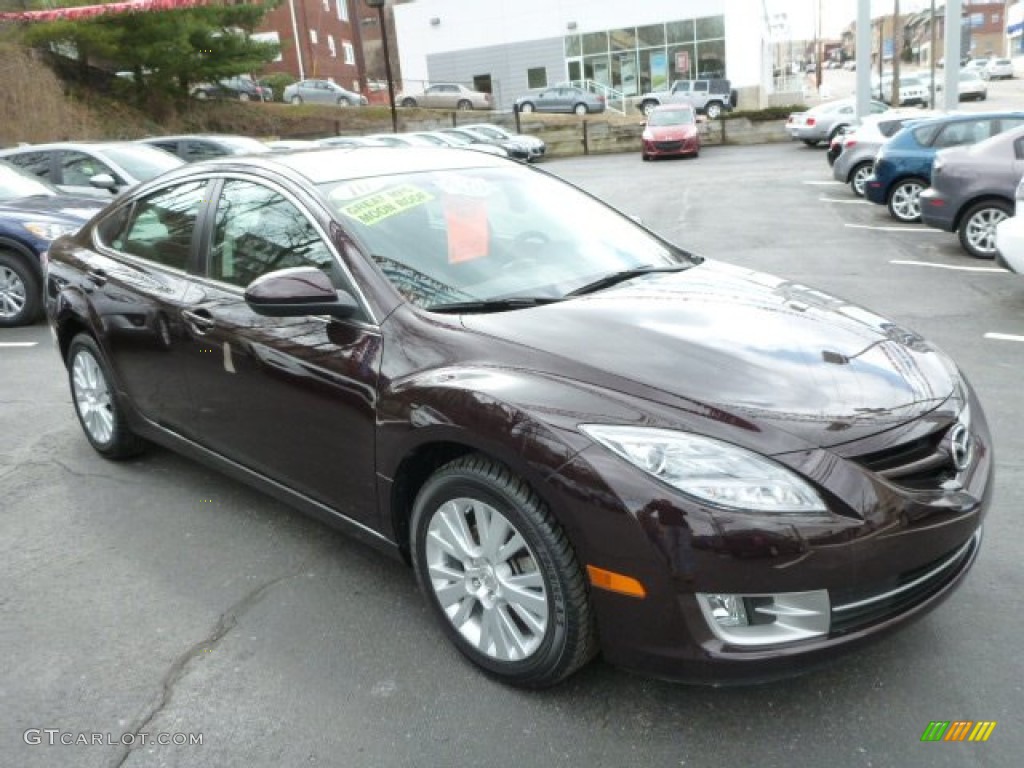 Black Cherry Metallic 2010 Mazda MAZDA6 i Touring Sedan Exterior Photo #78784057
