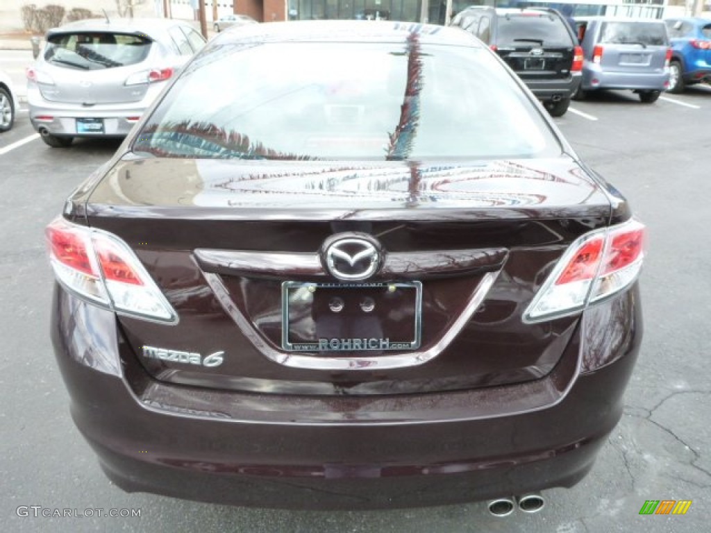 2010 MAZDA6 i Touring Sedan - Black Cherry Metallic / Black photo #11