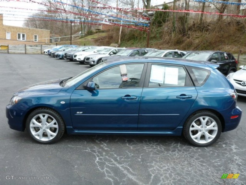 Phantom Blue Mica 2007 Mazda MAZDA3 s Sport Hatchback Exterior Photo #78784451