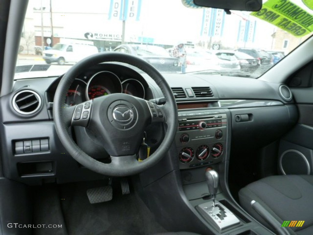 2007 MAZDA3 s Sport Hatchback - Phantom Blue Mica / Black photo #6