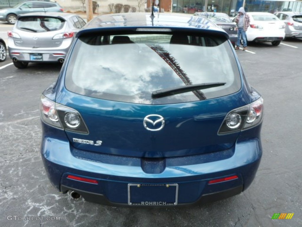 2007 MAZDA3 s Sport Hatchback - Phantom Blue Mica / Black photo #11