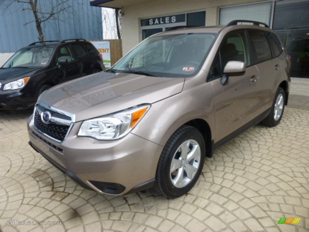 2014 Forester 2.5i Premium - Burnished Bronze Metallic / Black photo #3