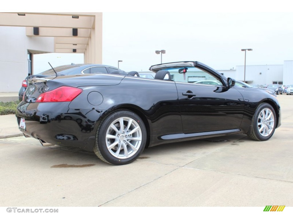 Black Obsidian 2013 Infiniti G 37 Convertible Exterior Photo #78784786