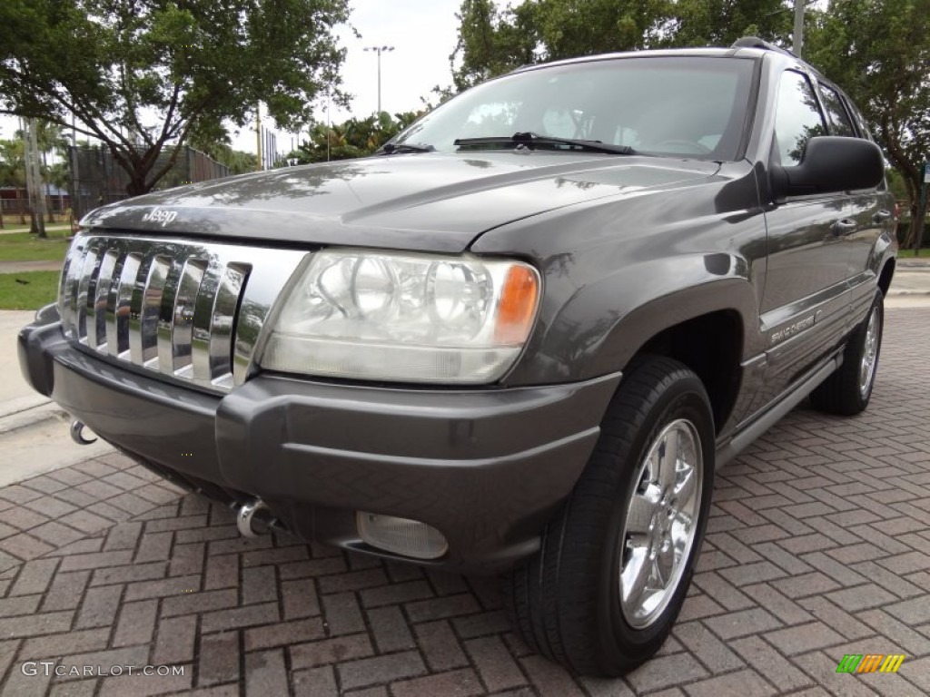 2003 Grand Cherokee Overland 4x4 - Graphite Metallic / Dark Slate Gray/Light Slate Gray photo #2