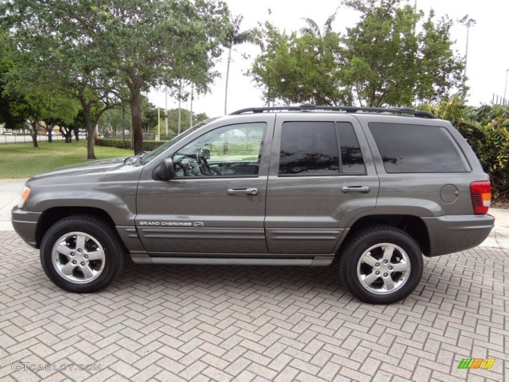 Graphite Metallic 2003 Jeep Grand Cherokee Overland 4x4 Exterior Photo #78784820