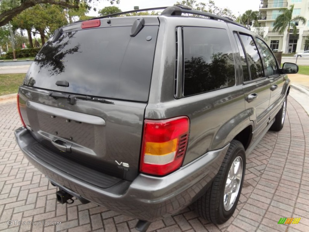 2003 Grand Cherokee Overland 4x4 - Graphite Metallic / Dark Slate Gray/Light Slate Gray photo #8