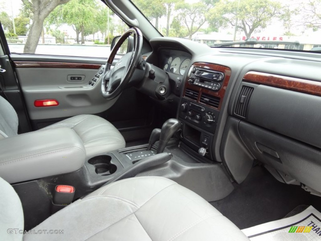2003 Grand Cherokee Overland 4x4 - Graphite Metallic / Dark Slate Gray/Light Slate Gray photo #17