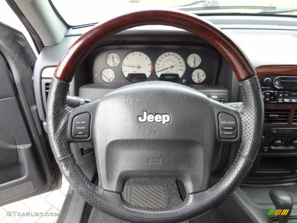 2003 Jeep Grand Cherokee Overland 4x4 Steering Wheel Photos