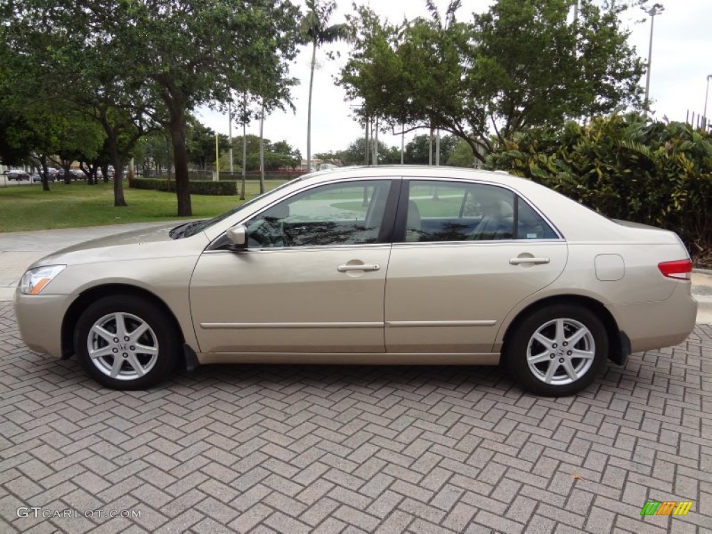 Desert Mist Metallic 2004 Honda Accord EX V6 Sedan Exterior Photo #78785437