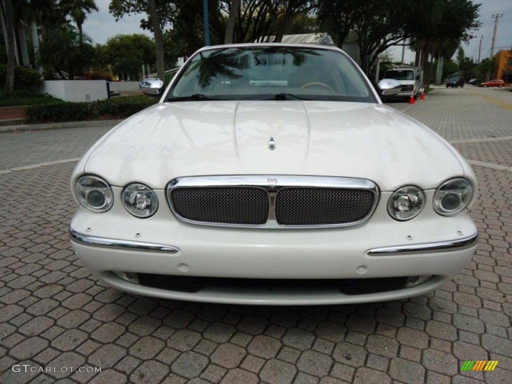 White Onyx 2005 Jaguar XJ Super V8 Exterior Photo #78785768
