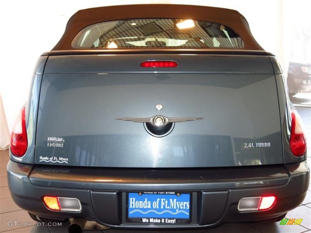 2006 PT Cruiser Touring Convertible - Magnesium Green Pearl / Pastel Slate Gray photo #4