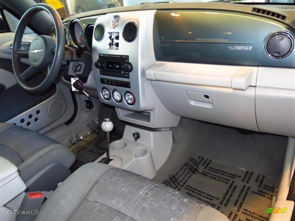 2006 PT Cruiser Touring Convertible - Magnesium Green Pearl / Pastel Slate Gray photo #10