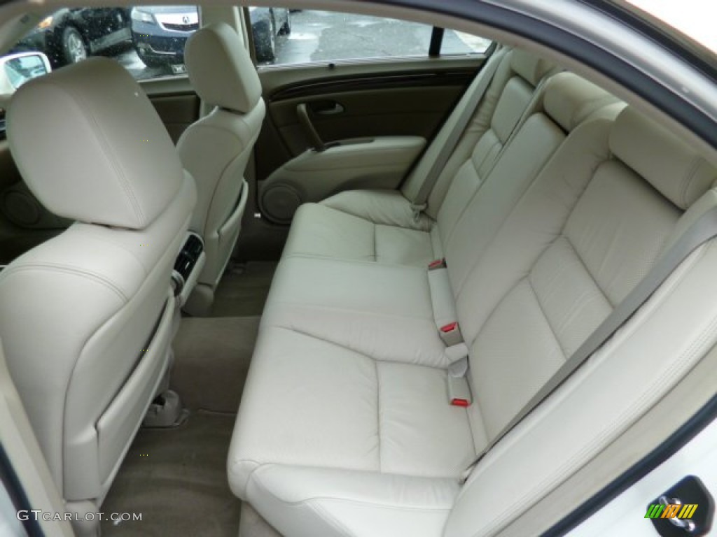 2011 Acura RL SH-AWD Technology Rear Seat Photos