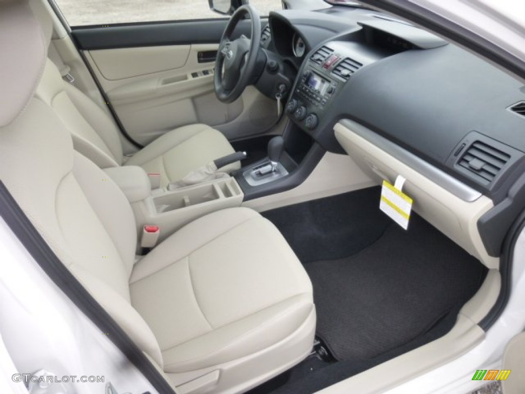 Ivory Interior 2013 Subaru Impreza 2.0i 4 Door Photo #78786356