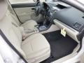 Ivory 2013 Subaru Impreza 2.0i 4 Door Interior Color