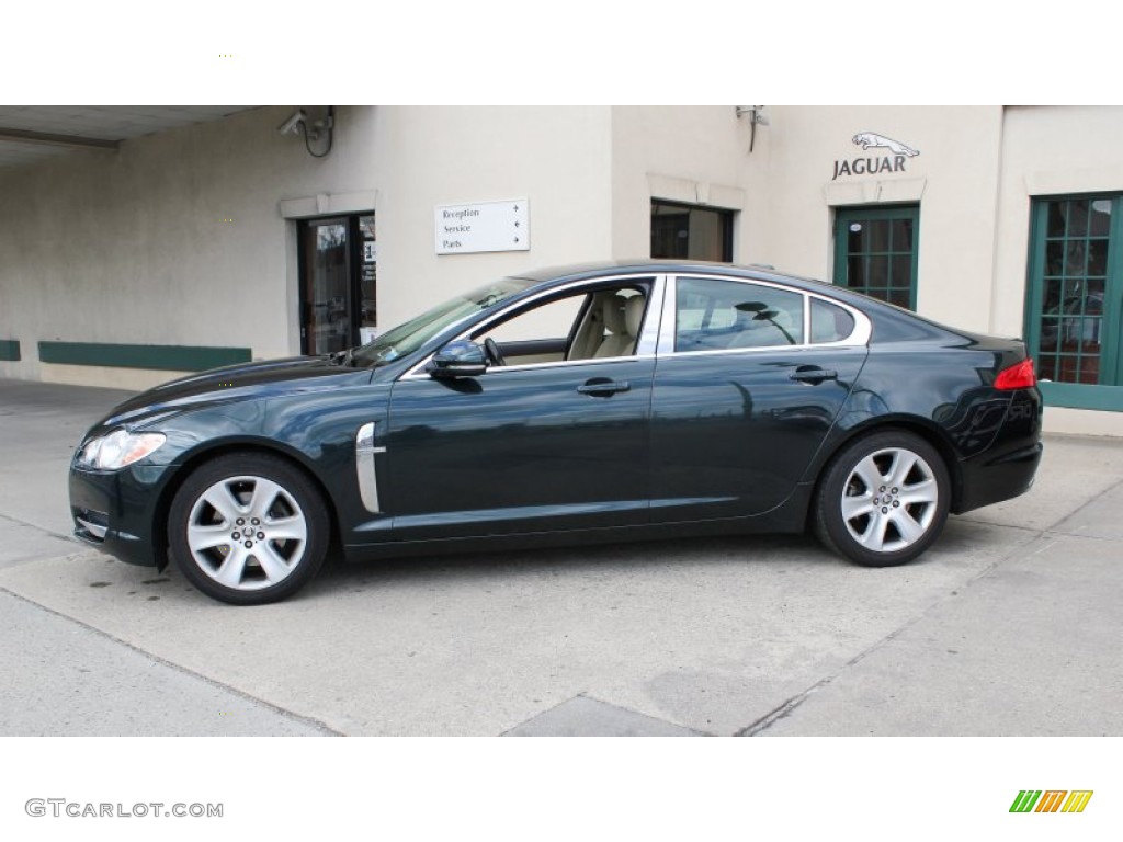 Botanical Green Metallic 2010 Jaguar XF Sport Sedan Exterior Photo #78786418