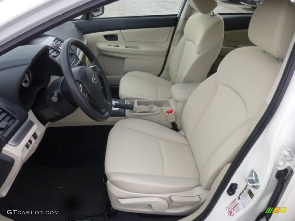 Ivory Interior 2013 Subaru Impreza 2.0i 4 Door Photo #78786443