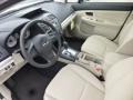 2013 Subaru Impreza Ivory Interior Prime Interior Photo
