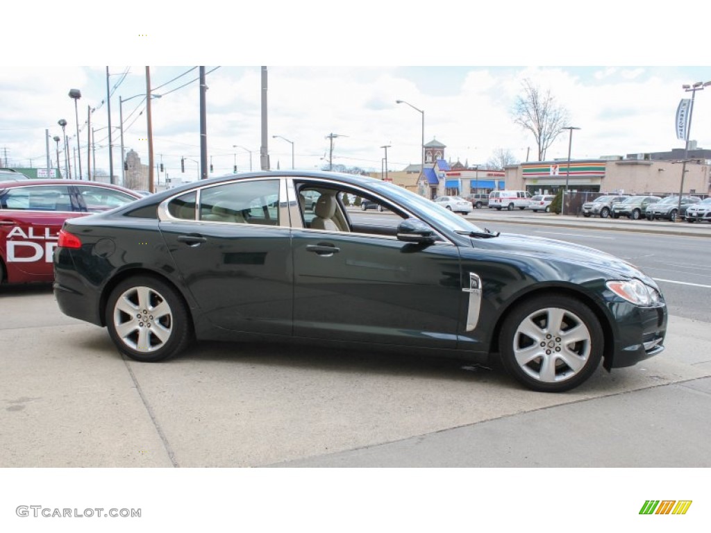 Botanical Green Metallic 2010 Jaguar XF Sport Sedan Exterior Photo #78786497