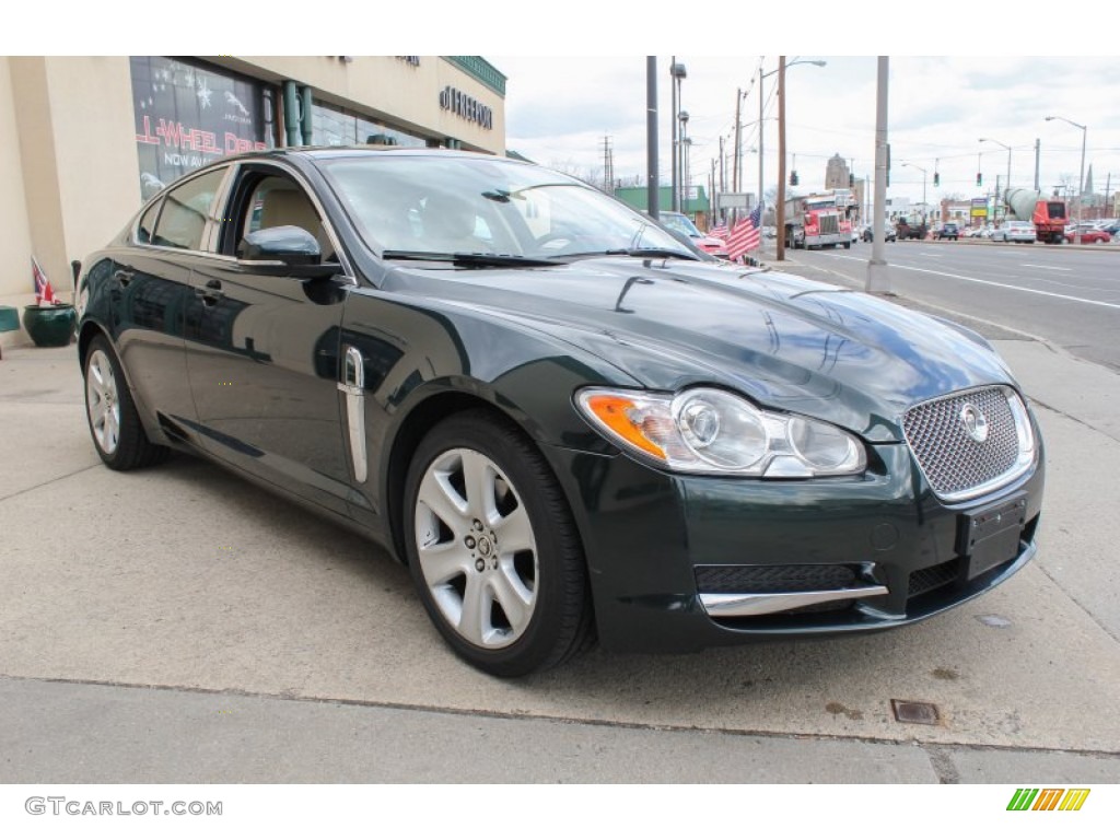 Botanical Green Metallic 2010 Jaguar XF Sport Sedan Exterior Photo #78786518