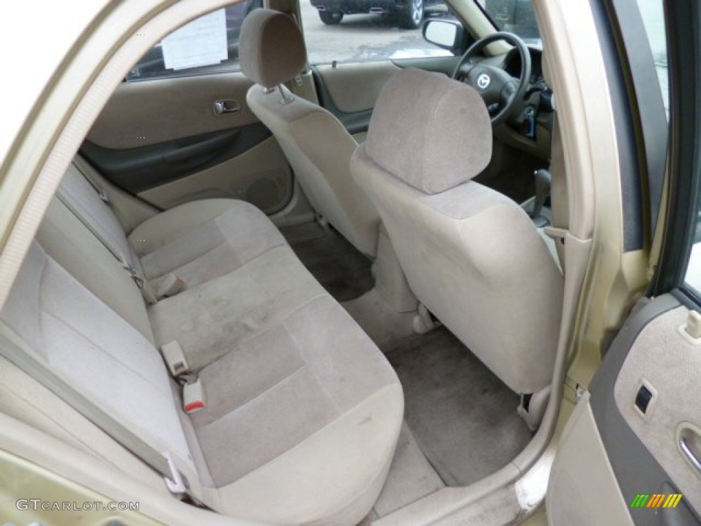 Beige Interior 2003 Mazda Protege LX Photo #78786548
