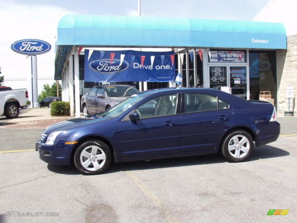 2007 Fusion SE - Dark Blue Pearl Metallic / Light Stone photo #1