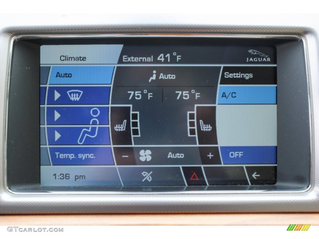2010 Jaguar XF Sport Sedan Controls Photo #78786821