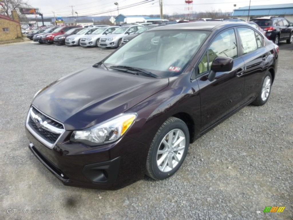 Deep Cherry Red Pearl 2013 Subaru Impreza 2.0i Premium 4 Door Exterior Photo #78786960