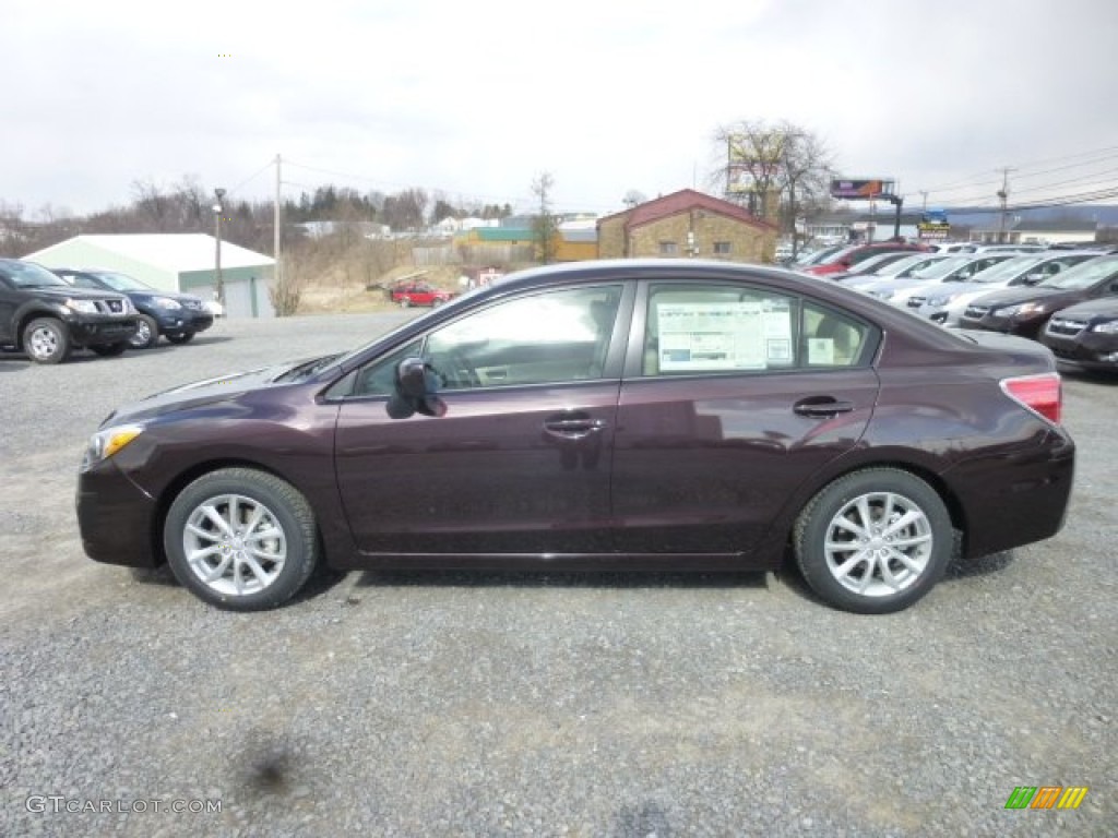 Deep Cherry Red Pearl 2013 Subaru Impreza 2.0i Premium 4 Door Exterior Photo #78786974