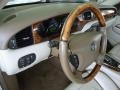 2005 Jaguar XJ Ivory Interior Steering Wheel Photo