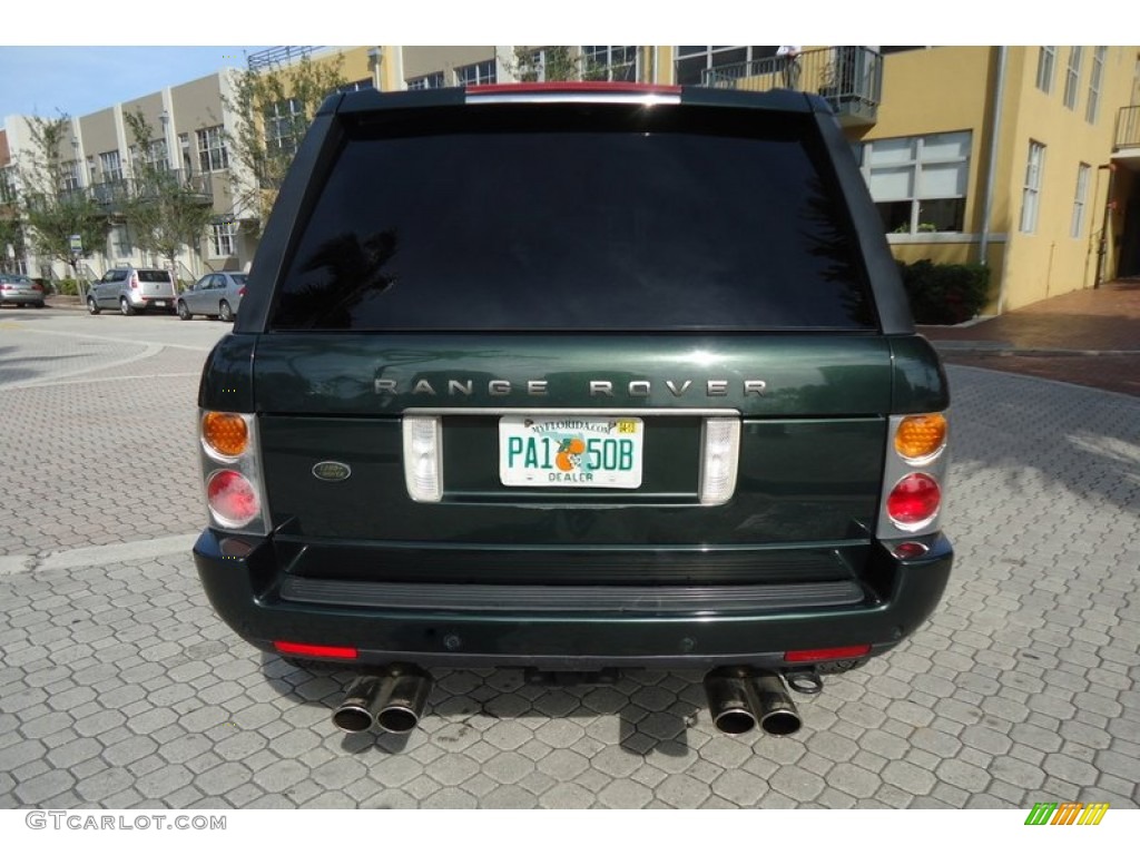 2004 Range Rover HSE - Epsom Green Metallic / Sand/Jet Black photo #5