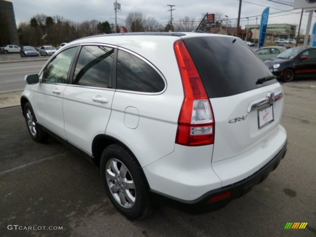 2008 CR-V EX-L 4WD - Taffeta White / Gray photo #5